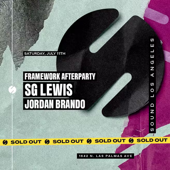 Framework Afterparty ft. SG Lewis