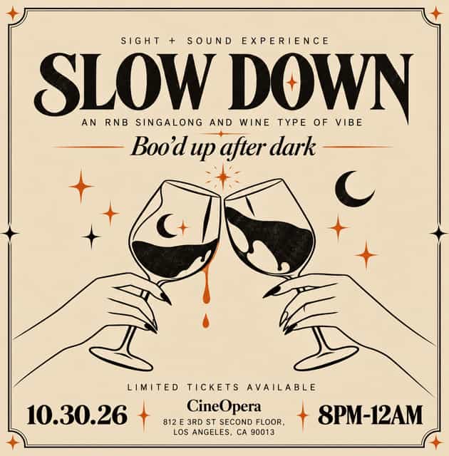 BOO’D UP AFTER DARK: SLOW DOWN LA HALLOWEEN