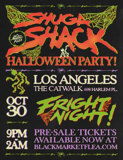 Shuga Shack: Halloween Party by the Black Market Flea