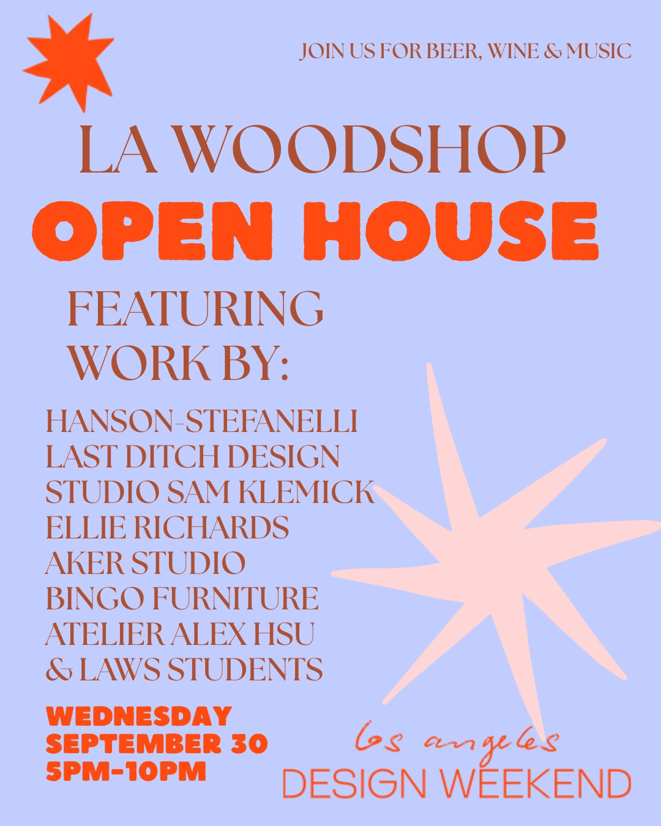 LA Woodshop Open House