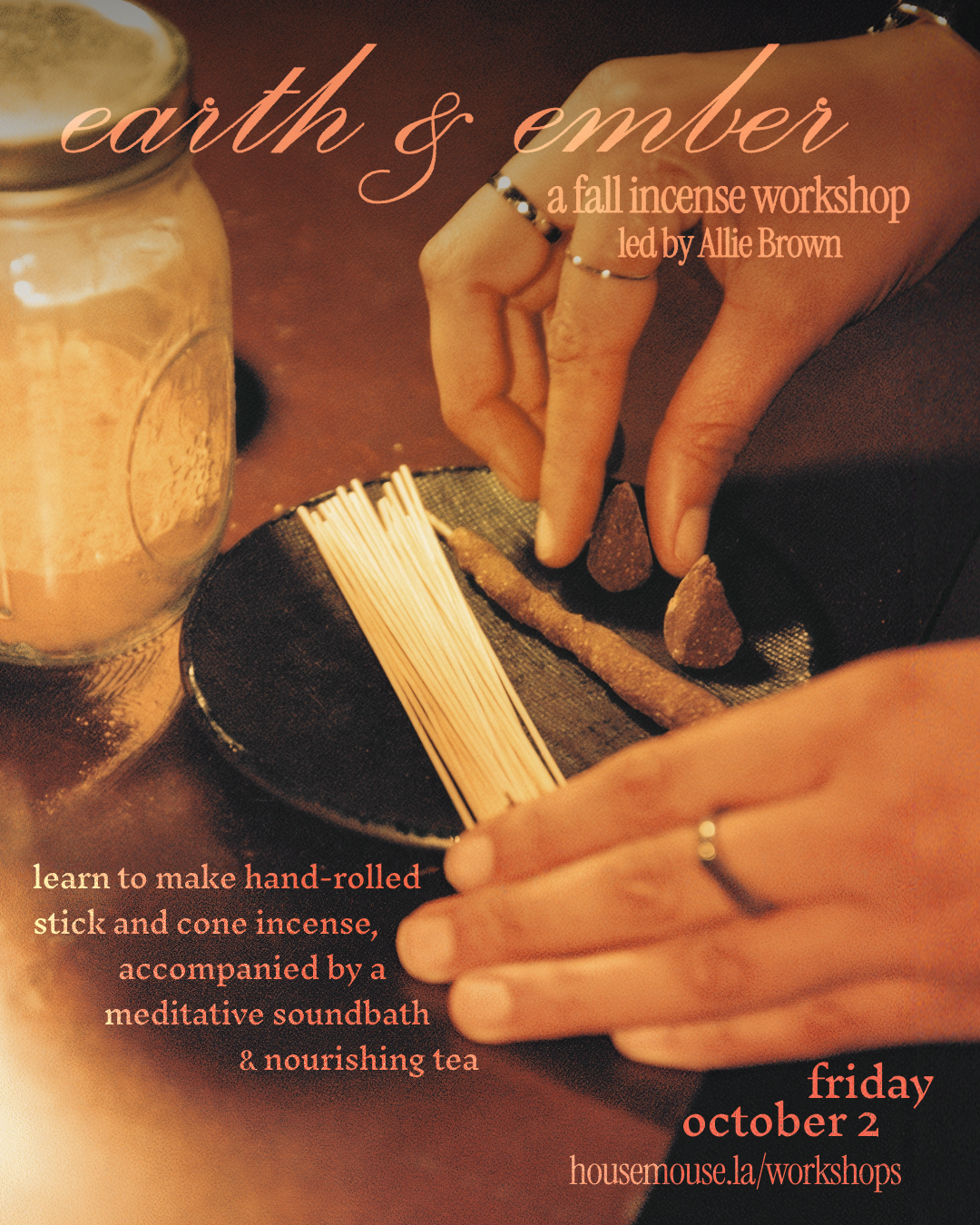 Earth & Ember: A Fall Incense Workshop