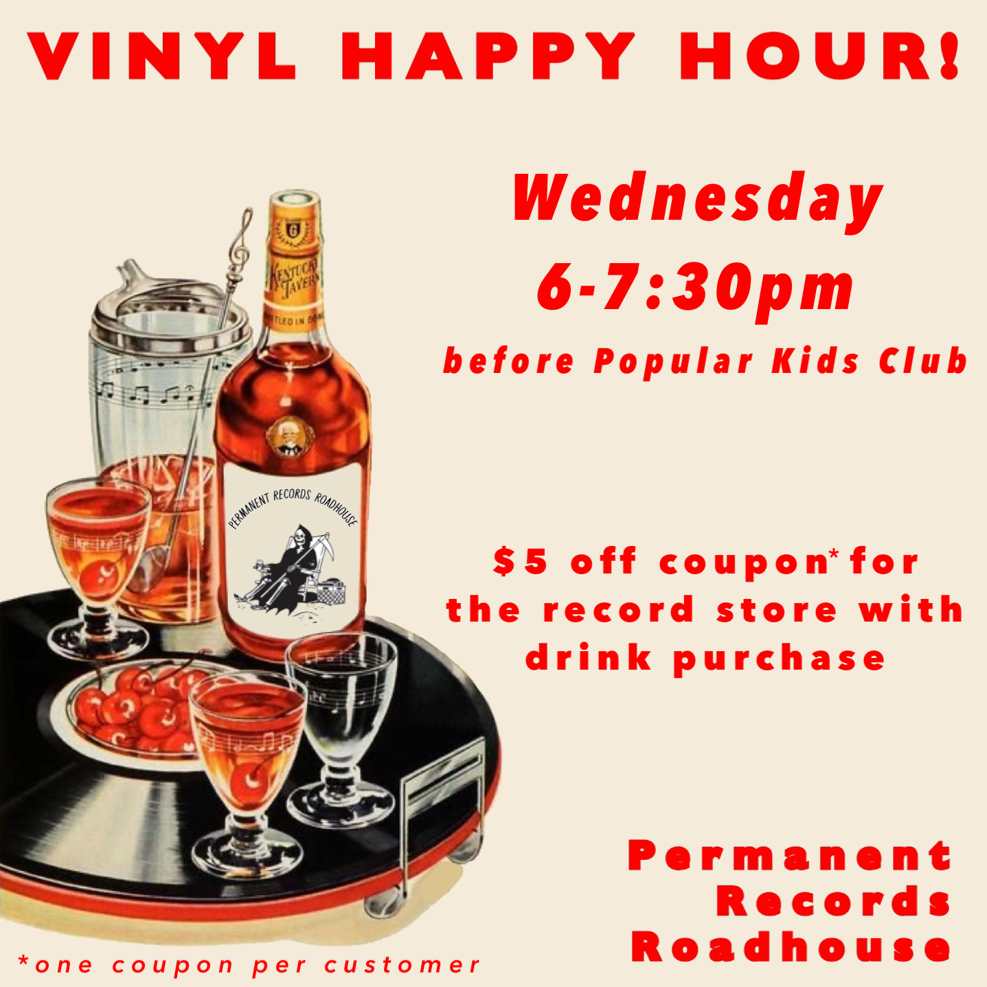 Vinyl Happy Hour