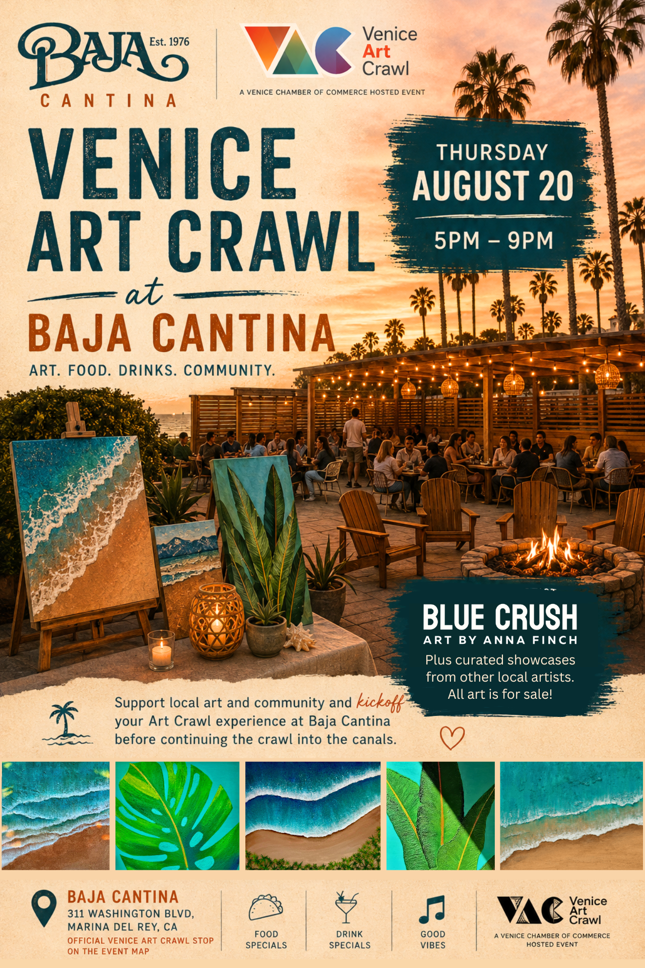 Venice Art Crawl at Baja Cantina