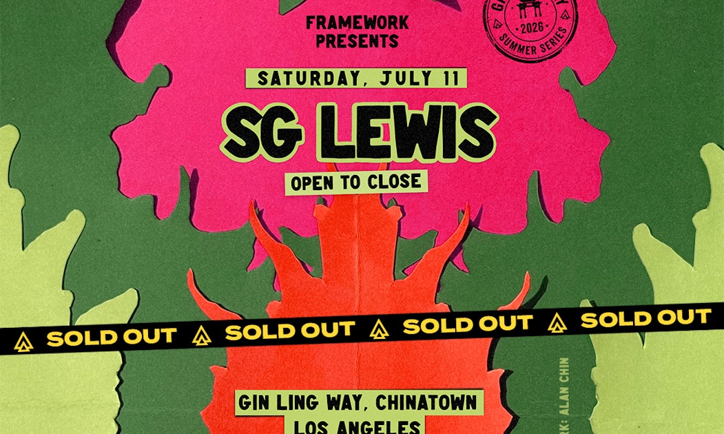 SG Lewis (Open to Close)