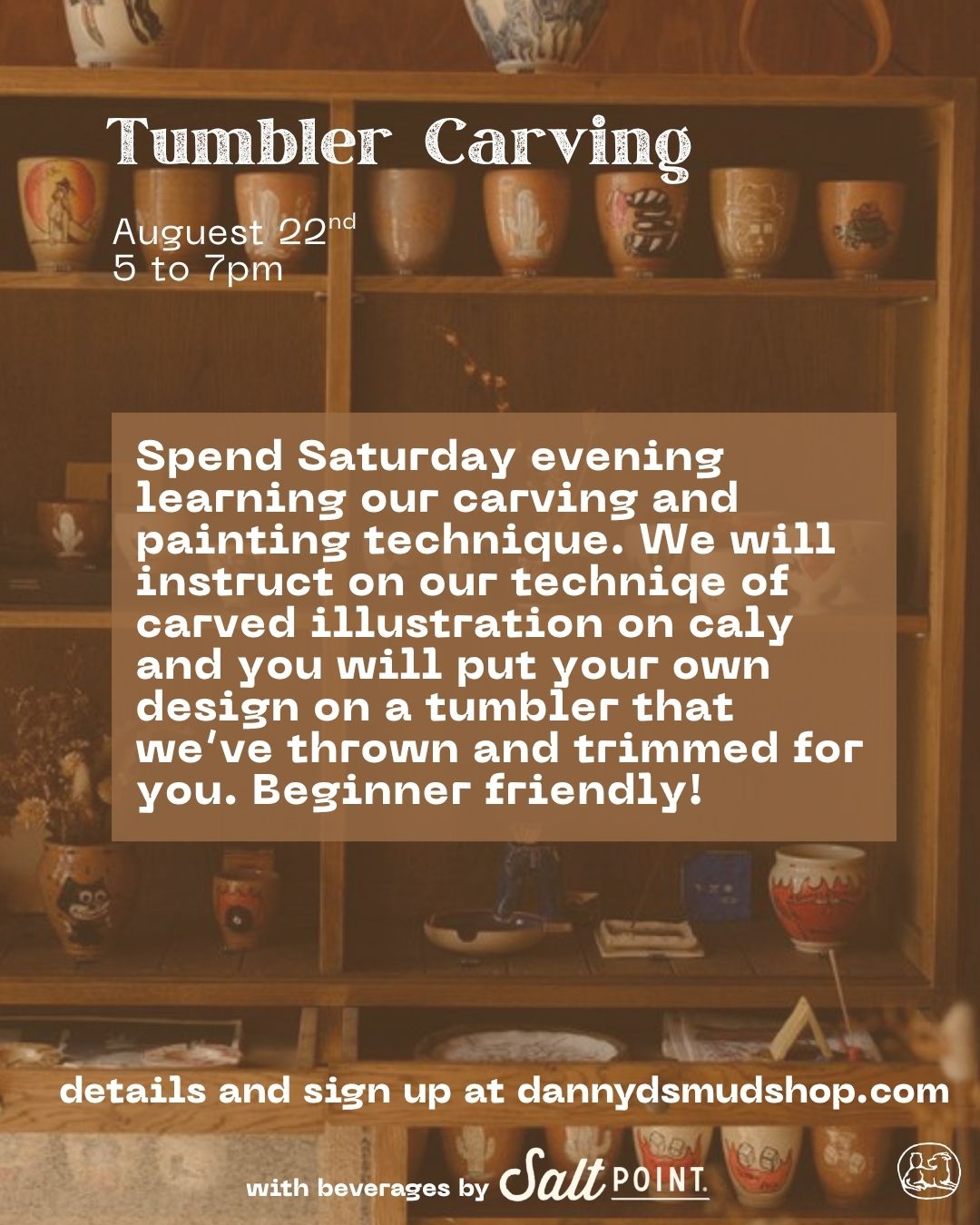 Tumbler Carving Class