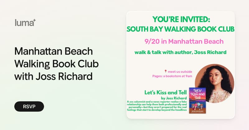 Manhattan Beach Walking Book Club with Joss Richard